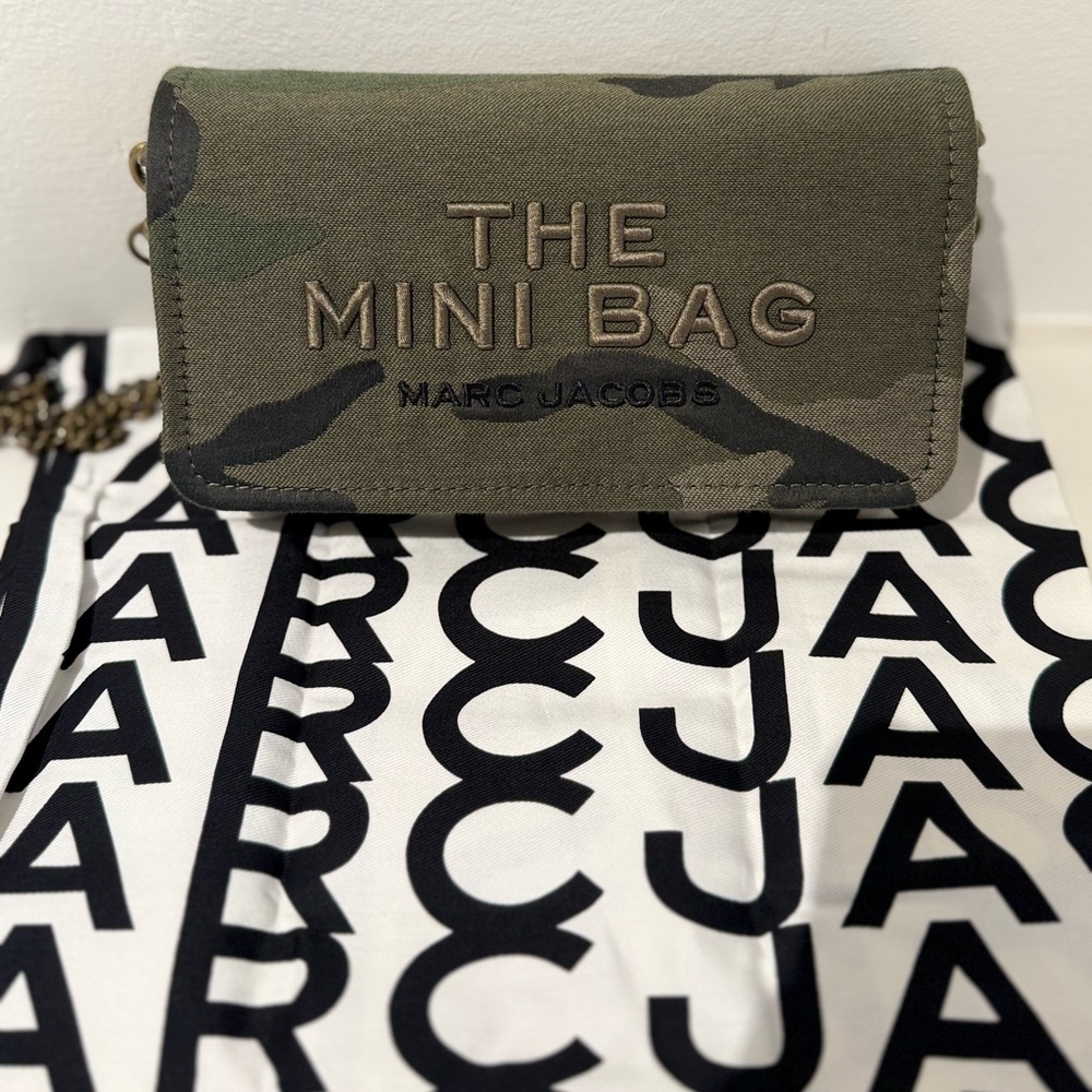 NWT Marc Jacobs camo mini bag